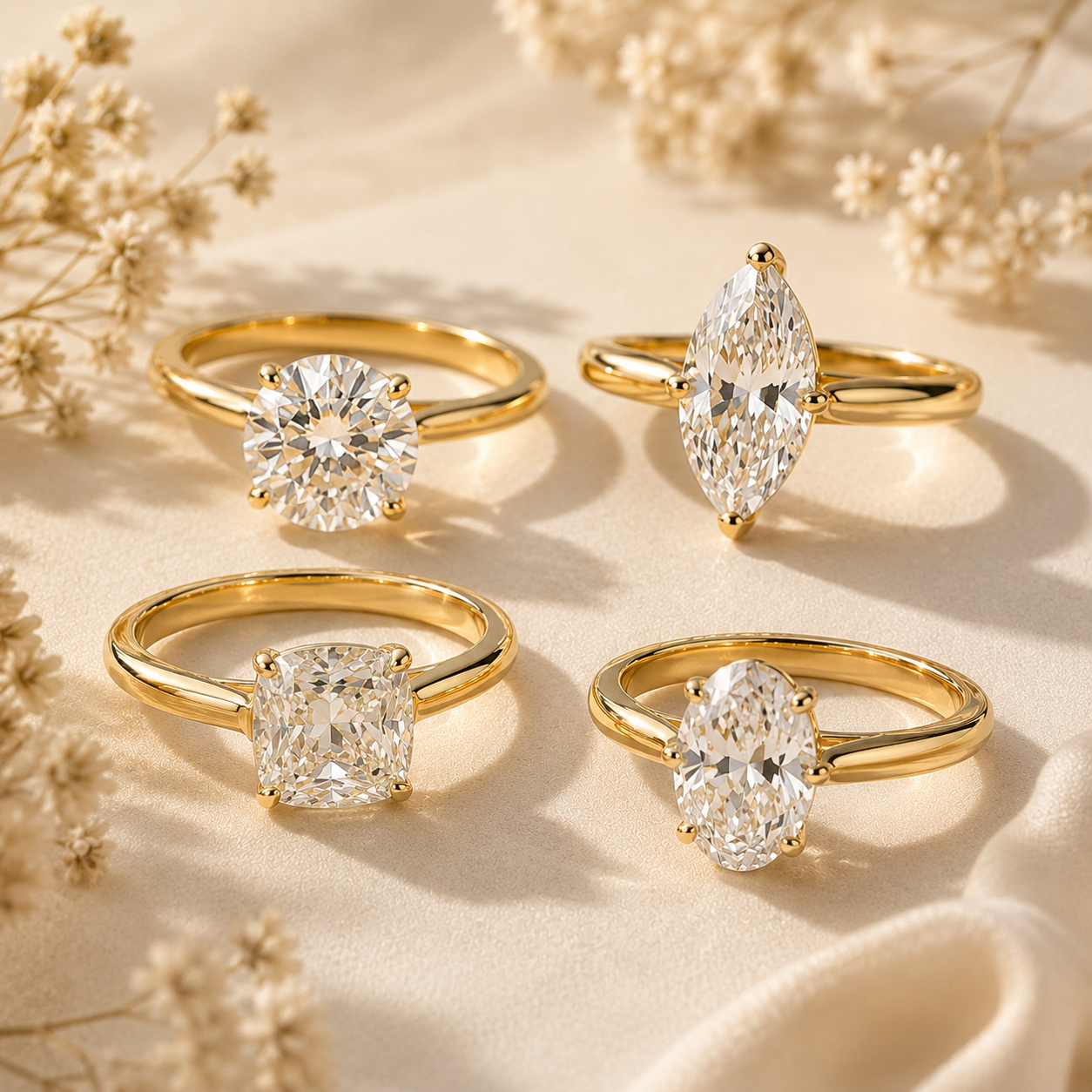Diamond solitaire ring — replace with your product photography
