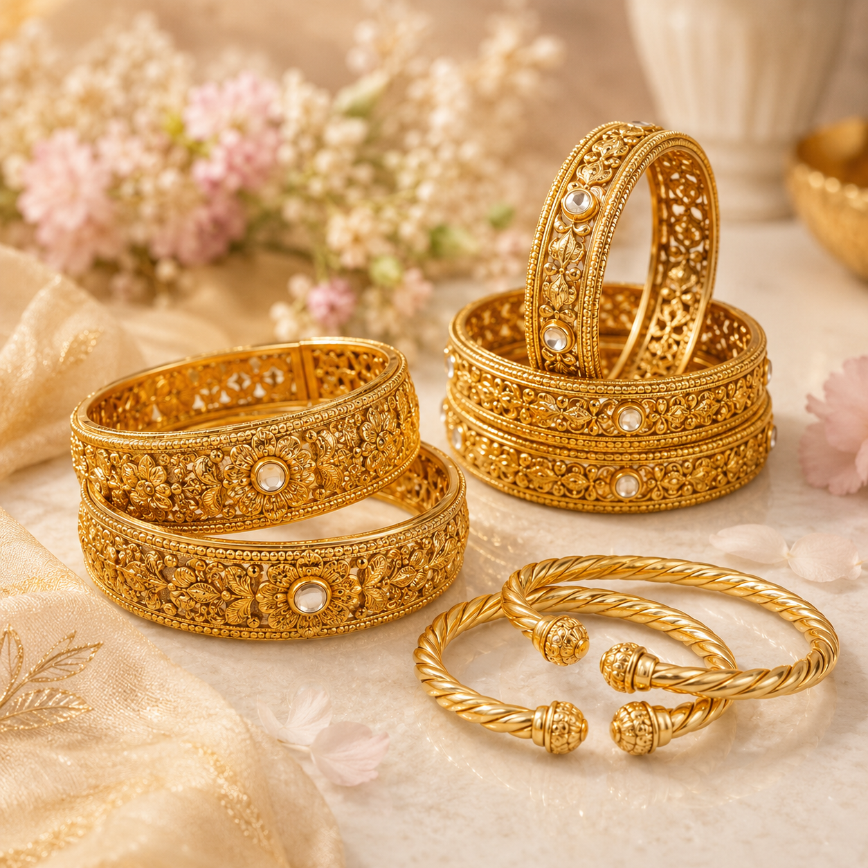 Bangle and kada set — replace with your product photography