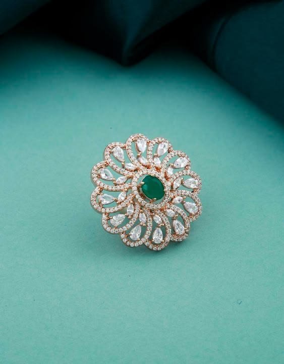 Antique Meenakari Ring