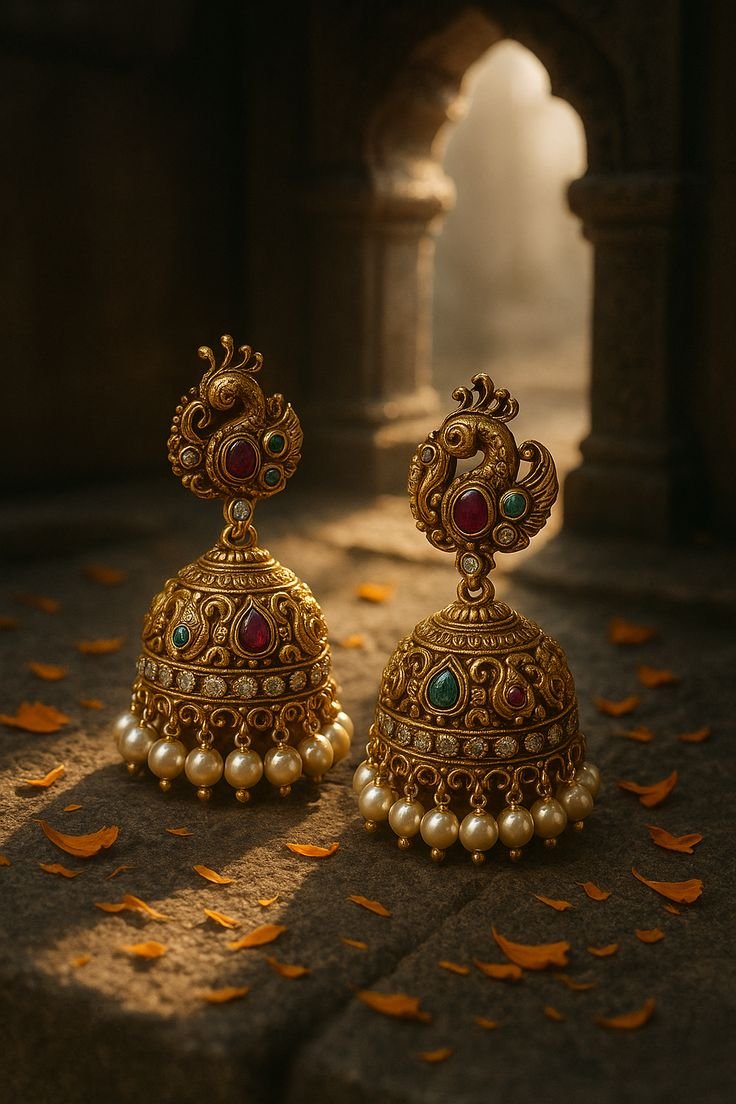 Antique Jhumka Earrings